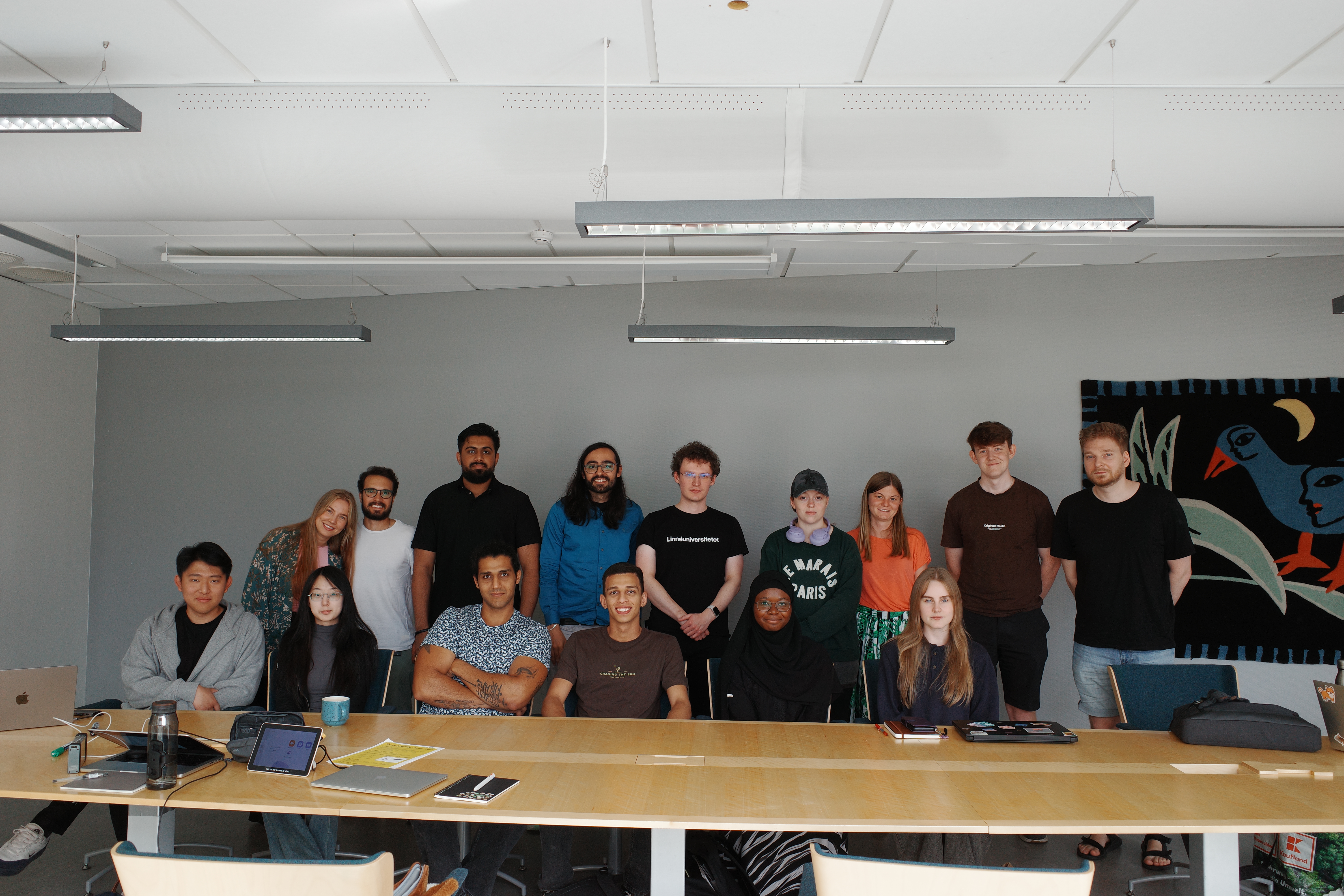 TEP team group photo on campus